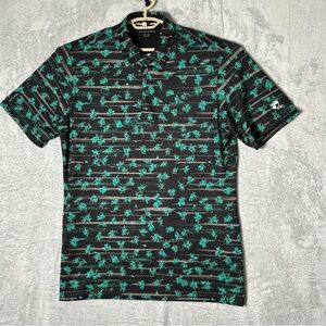 Galvin Green Polo Shirt Mens Size 2XL Floral Geometric Golf Athletic Performance